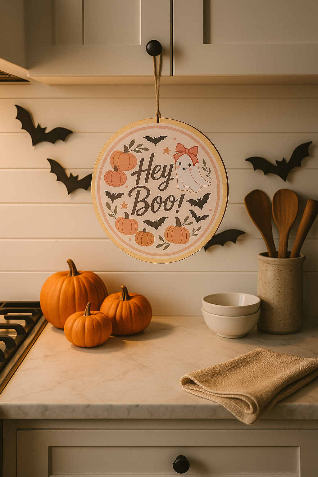 Hey Boo! Wood Sign | Juno Collective