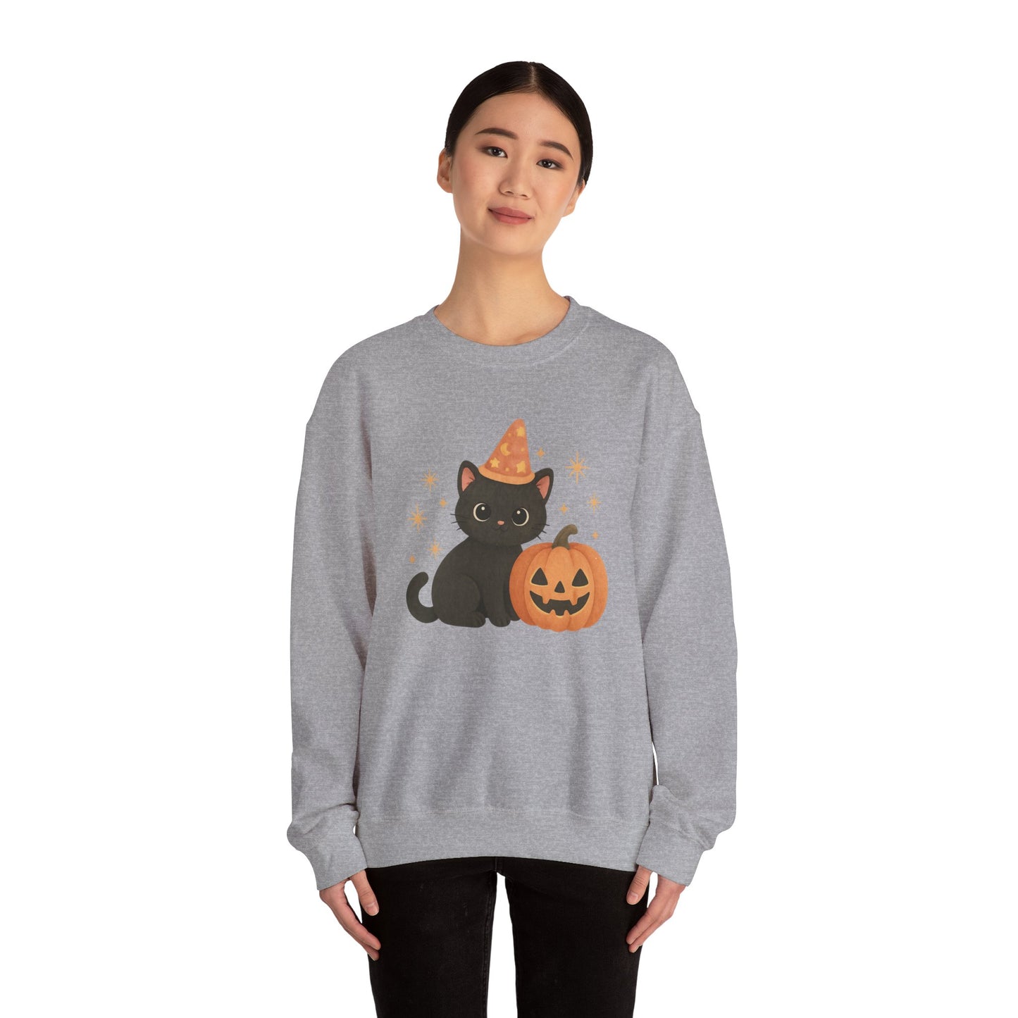 Spooky & Adorable Cat Crewneck | Juno Collective