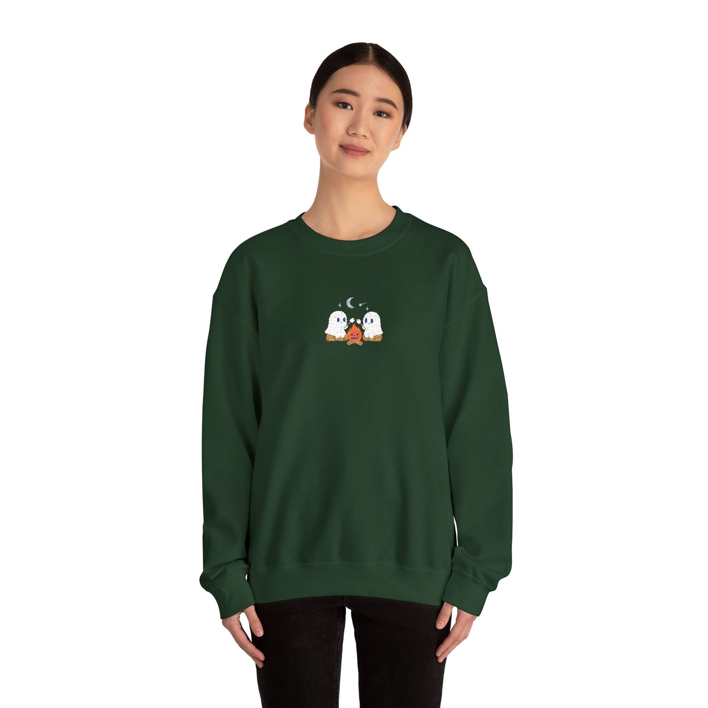 Ghouls Roasting Marshmallows Embroidered | Juno Collective
