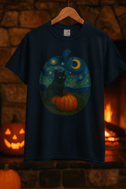 Purry Night Cat T-Shirt | Juno Collective