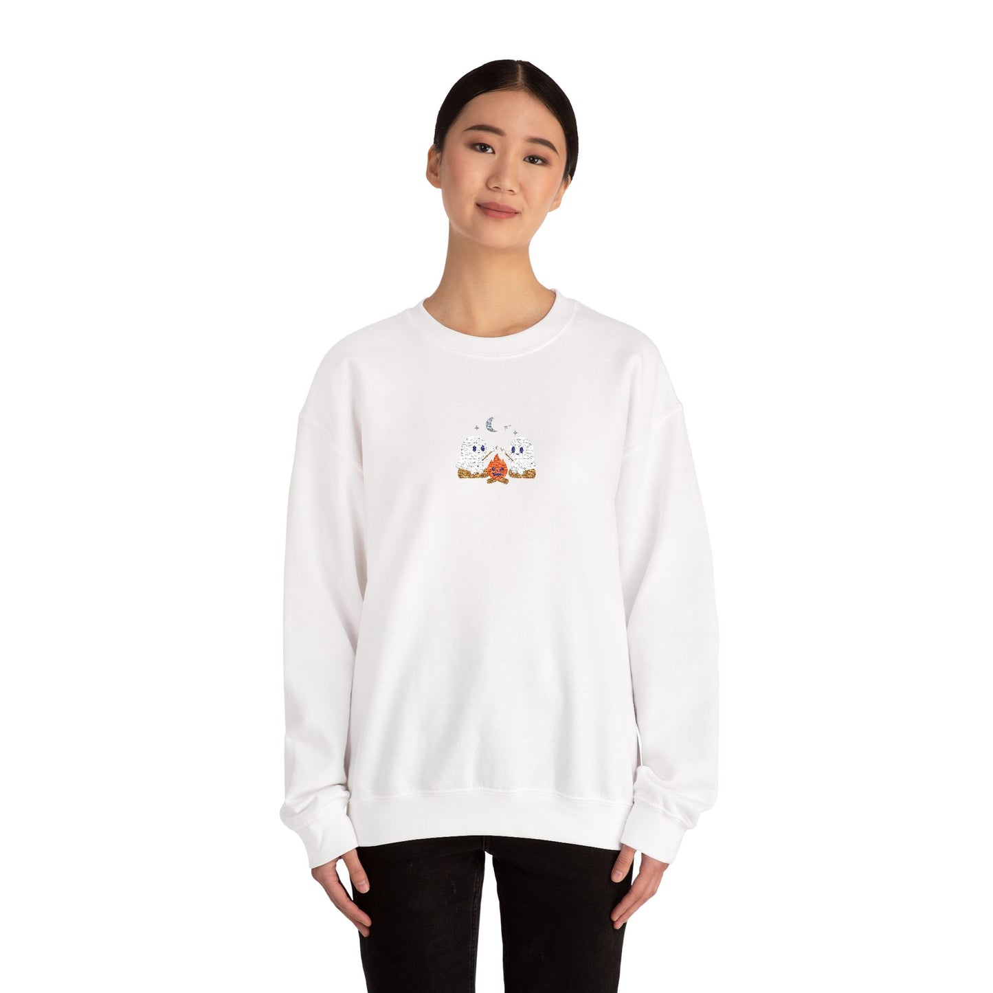 Ghouls Roasting Marshmallows Embroidered | Juno Collective